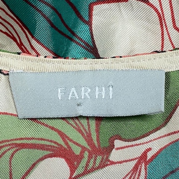Farhi Silk Floral Top Size 6 - Picture 7 of 8